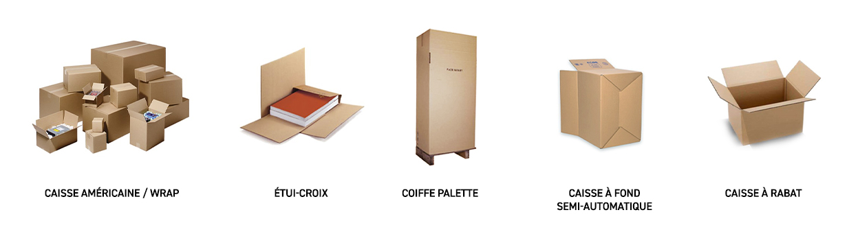 Types d'emballage